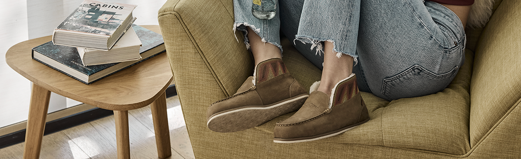 women's leather slippers