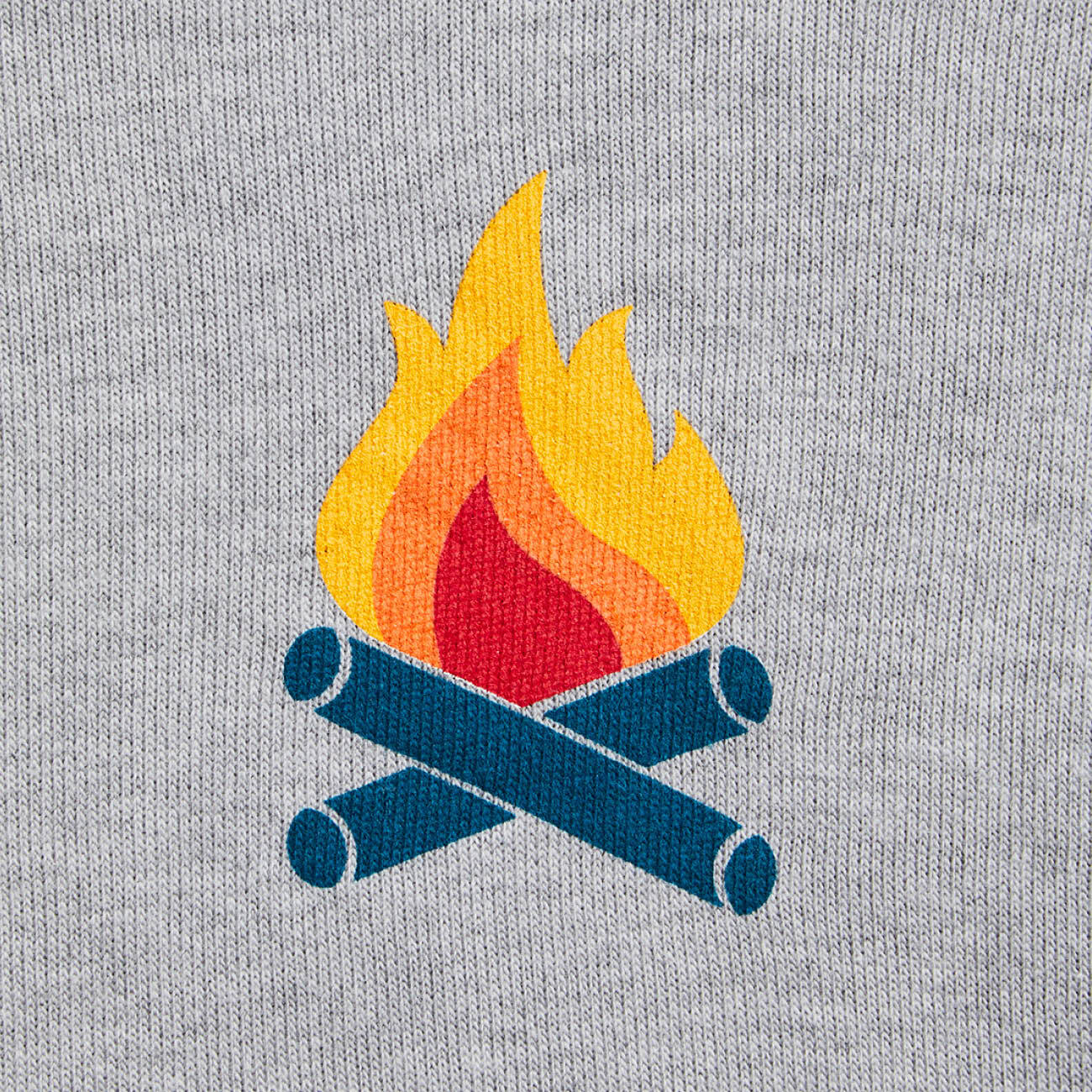 Campfire Fleece Crewneck | Heather Gray