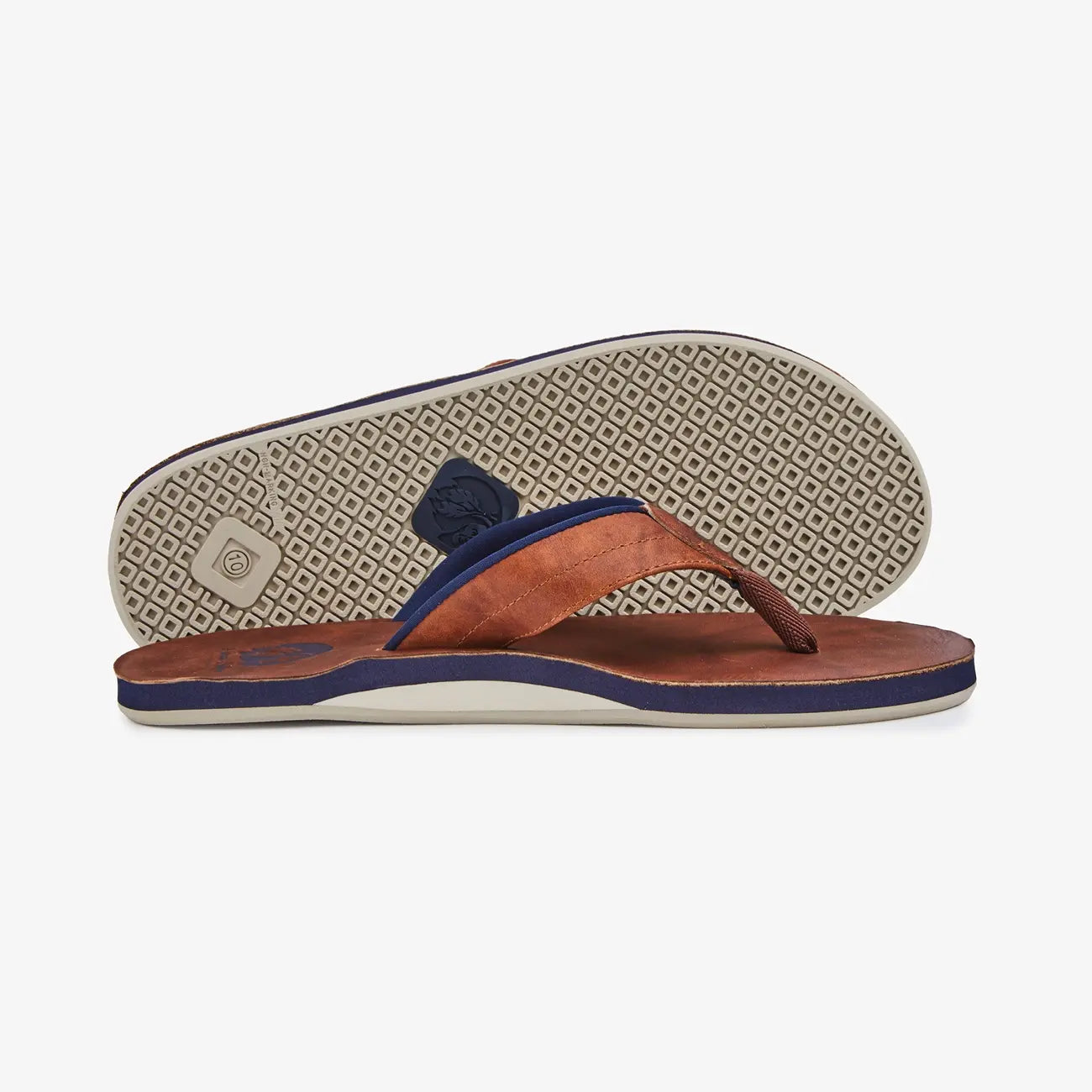 mari  Men's Nokona x Hari Mari Flip Flops | Walnut