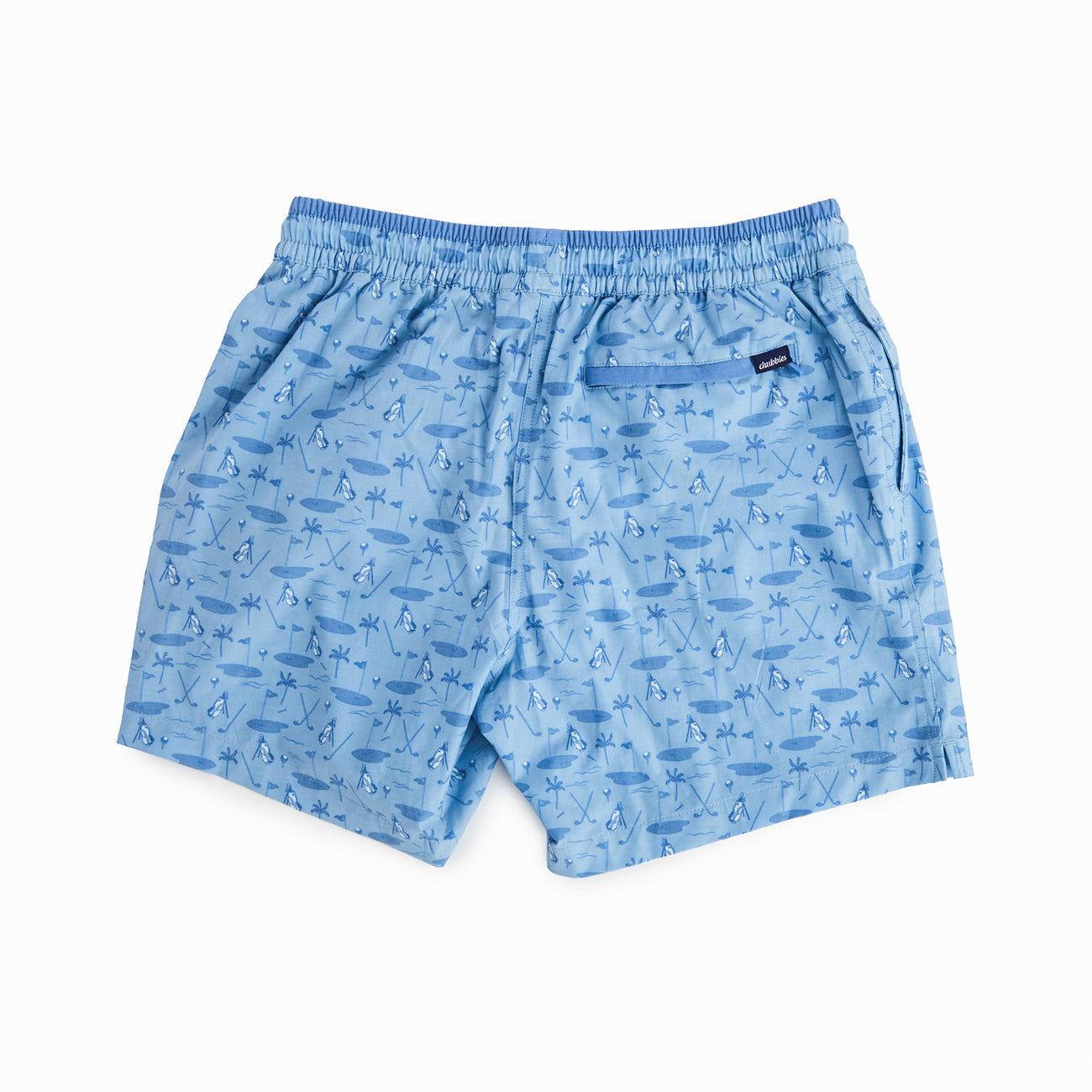 Beachside Birdie Swim Trunks | Light Blue