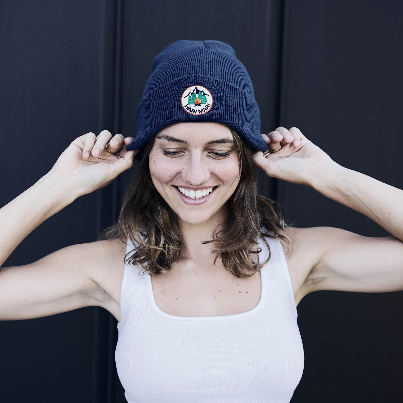 Campfire Beanie | Dark Denim