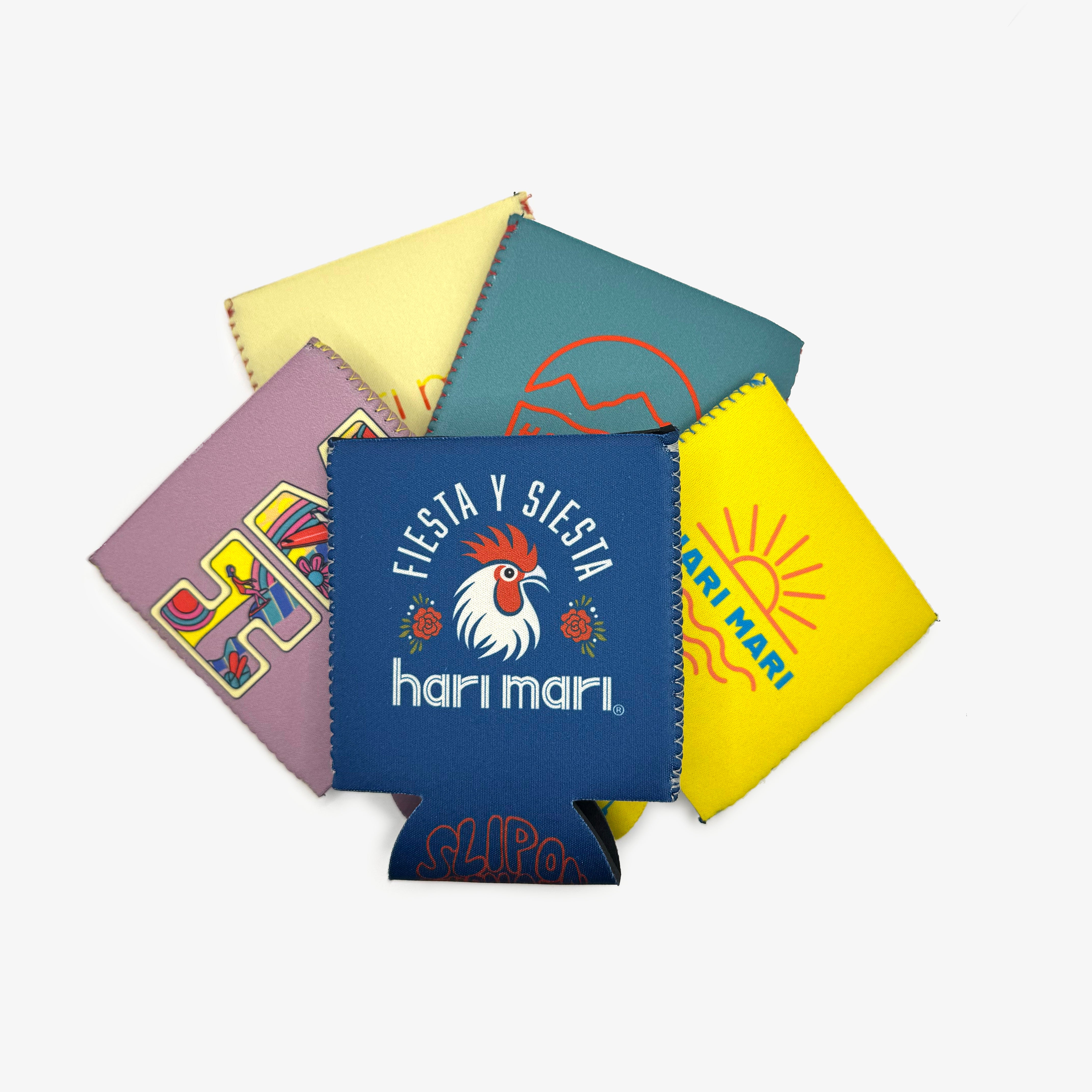 Sun & Sips Koozies - Pack of 5