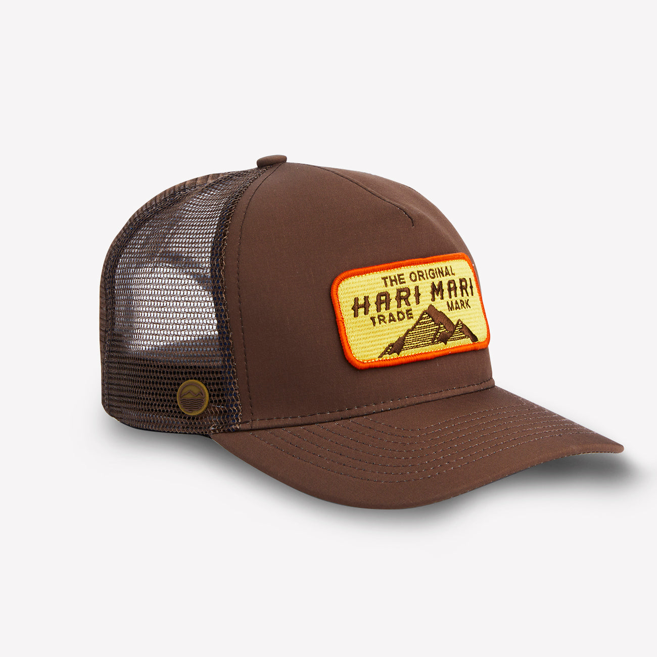 Brown trucker hat from Hari Mari