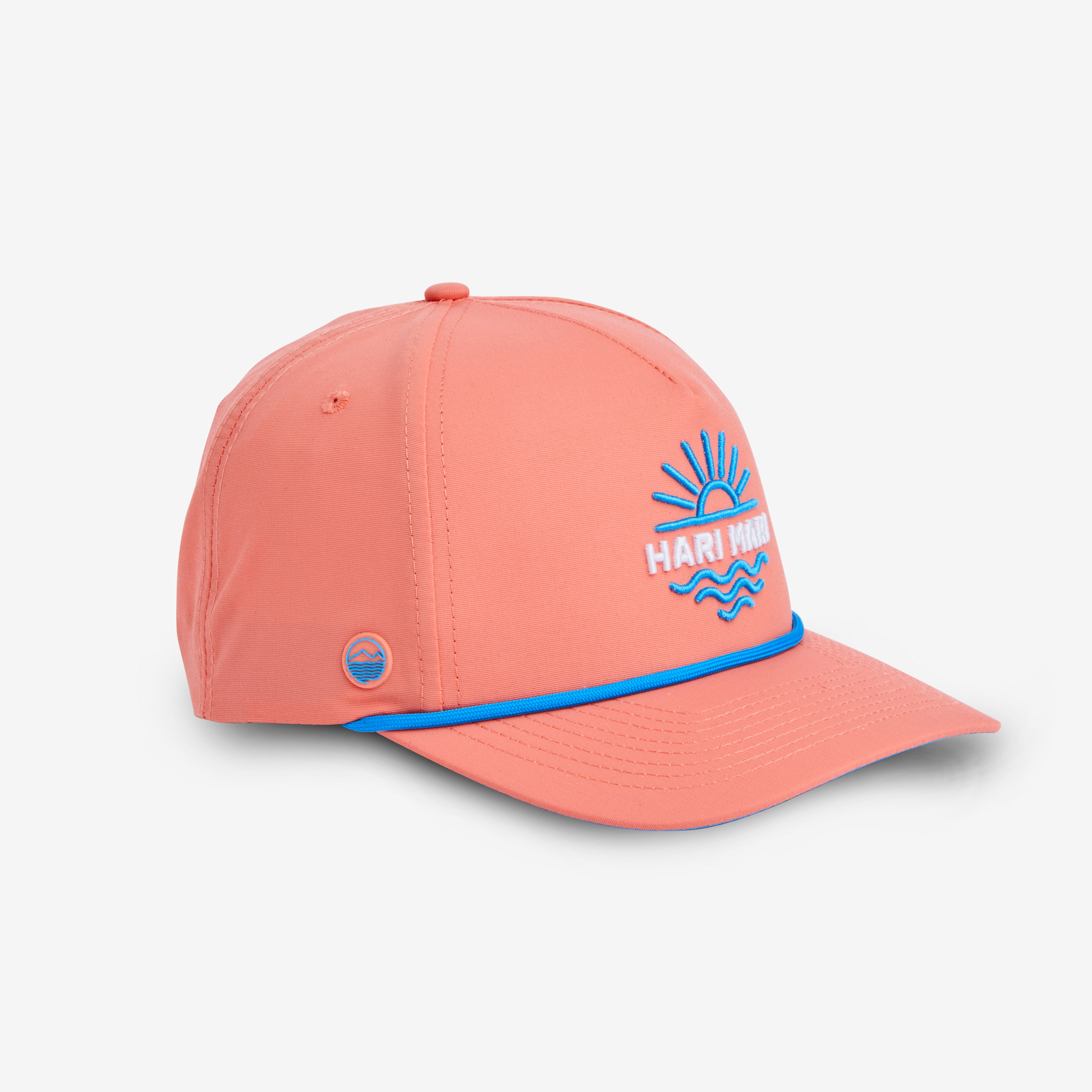 Sun Wave Hat | Coral/Blue