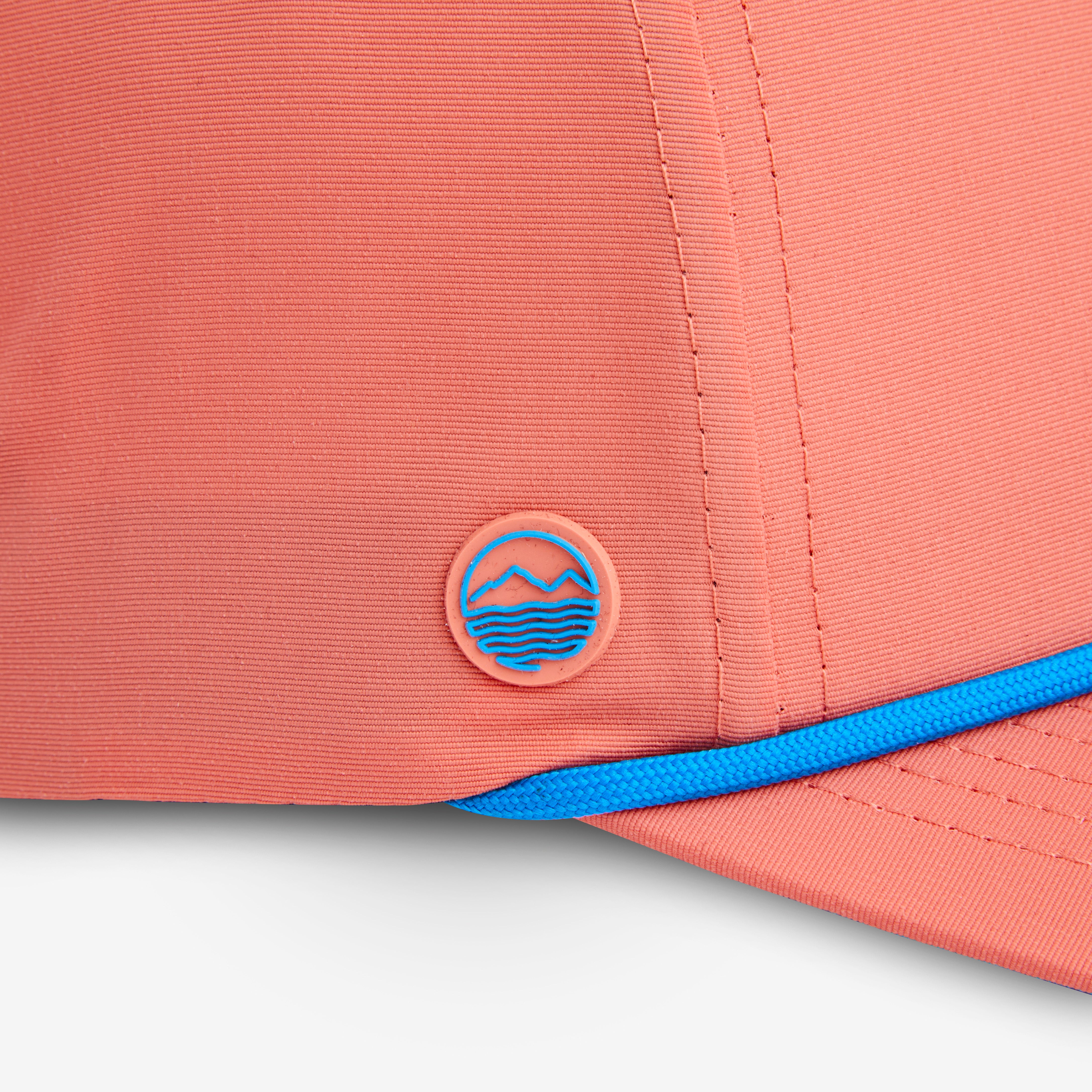 Sun Wave Hat | Coral/Blue