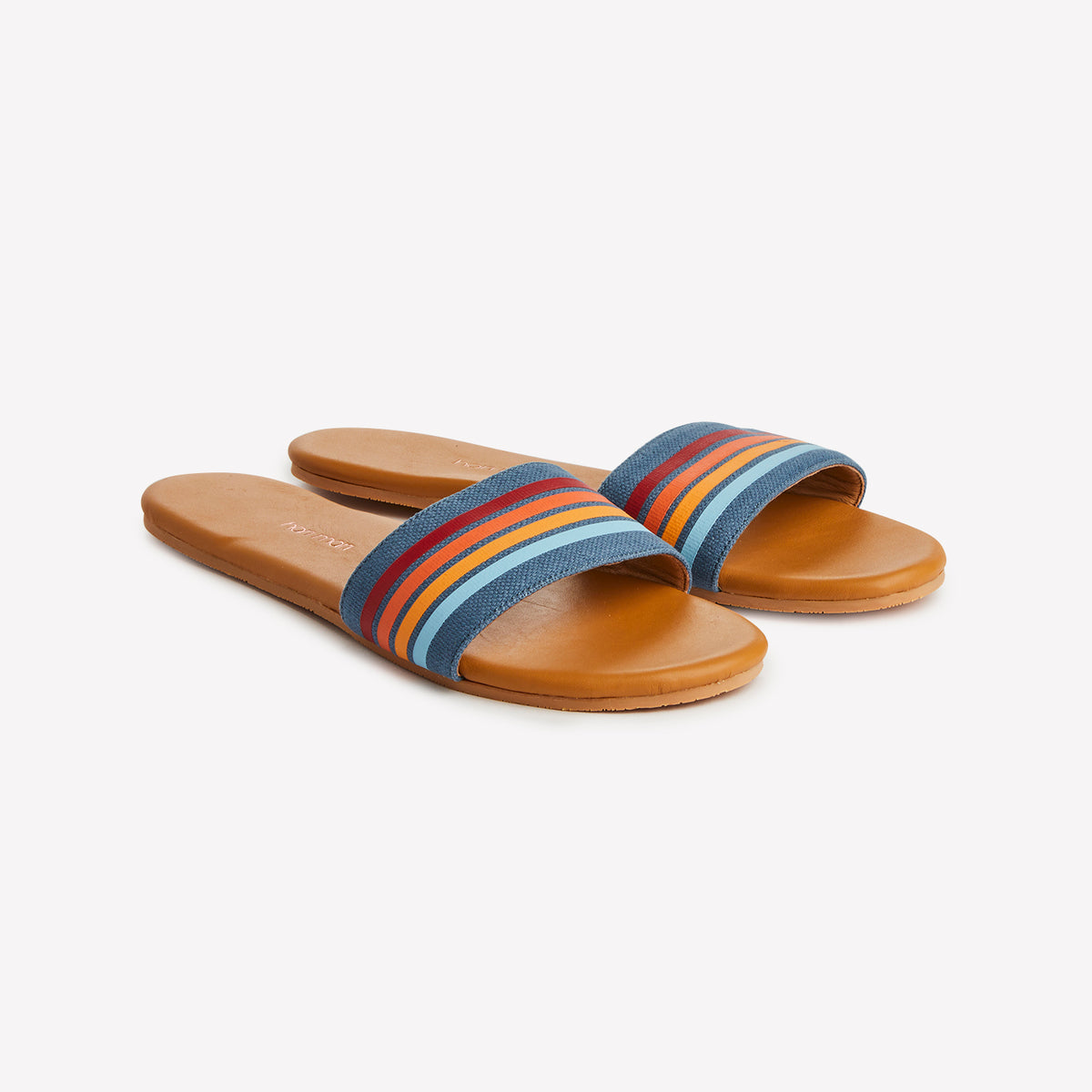 Paraiso - Girl Girl Colorful Striped Sandals Size 4 main image 2