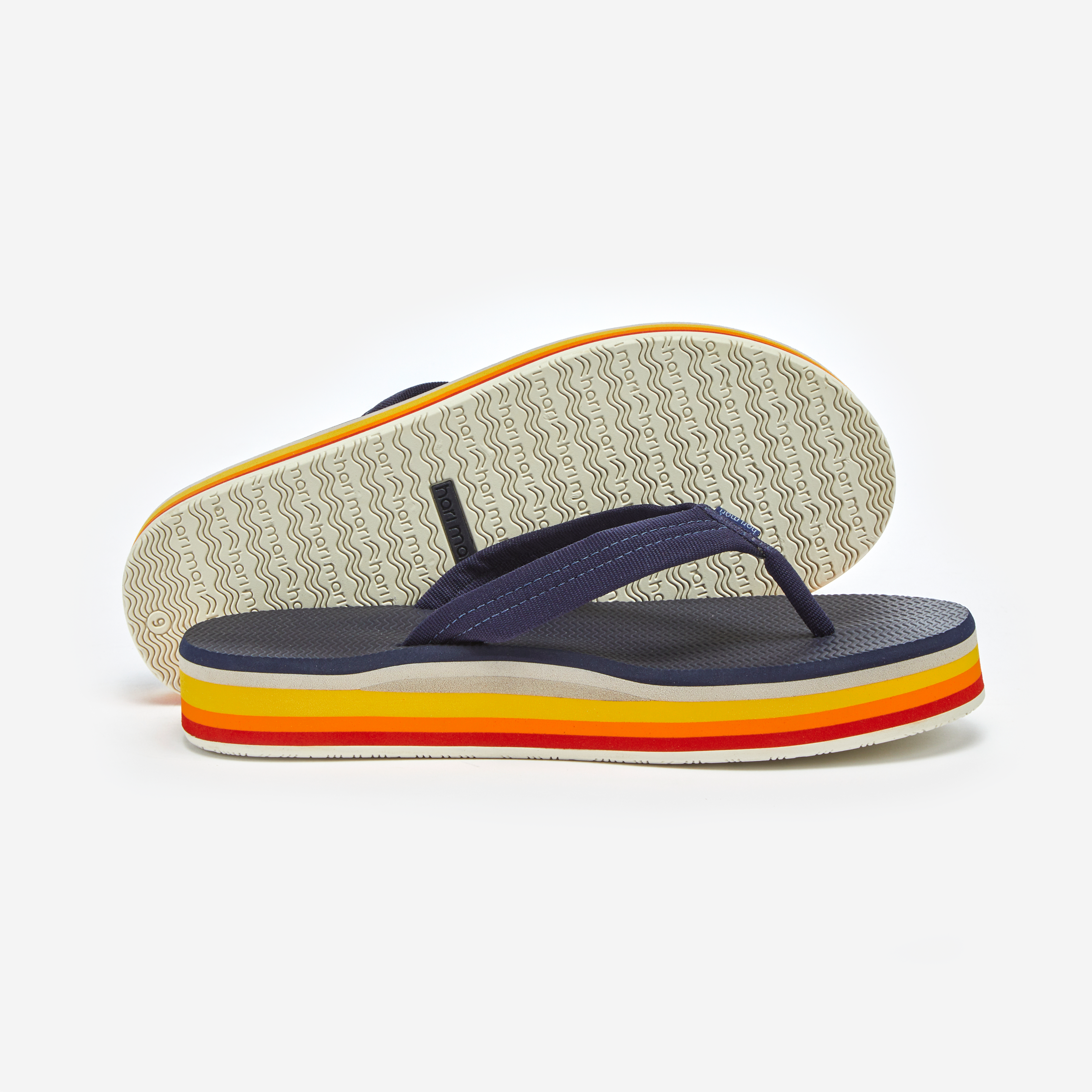 blue platform flip flops for women from Hari Mari
