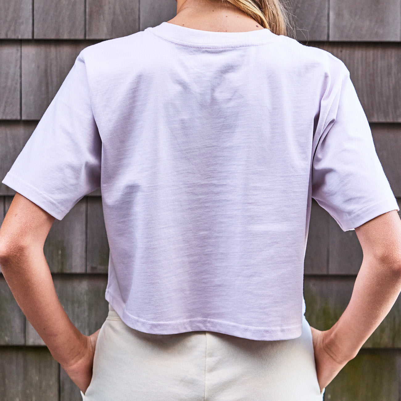 Women's Sunset Classic Crop Tee | Lilac