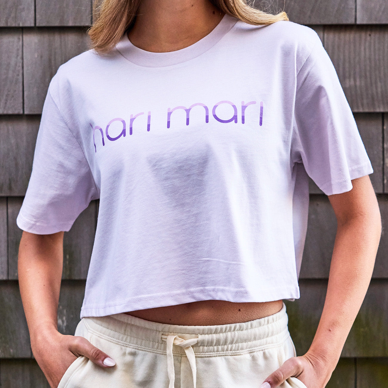 Women's Sunset Classic Crop Tee | Lilac