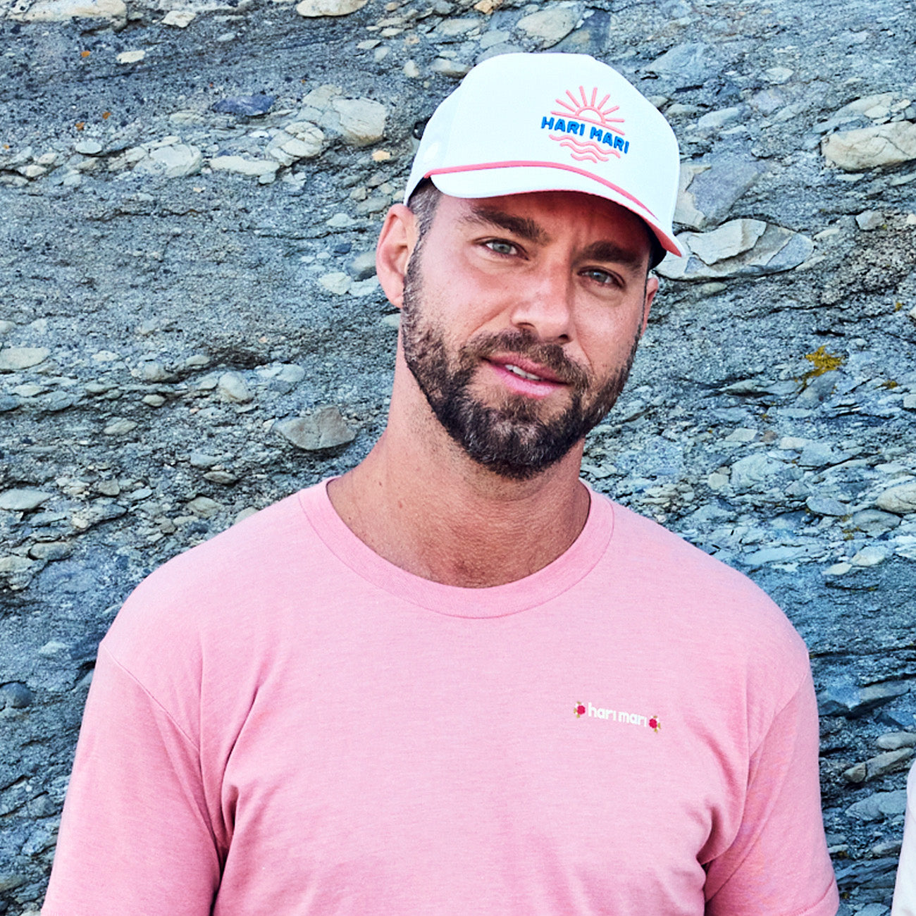 Sun Wave Hat | White/Coral