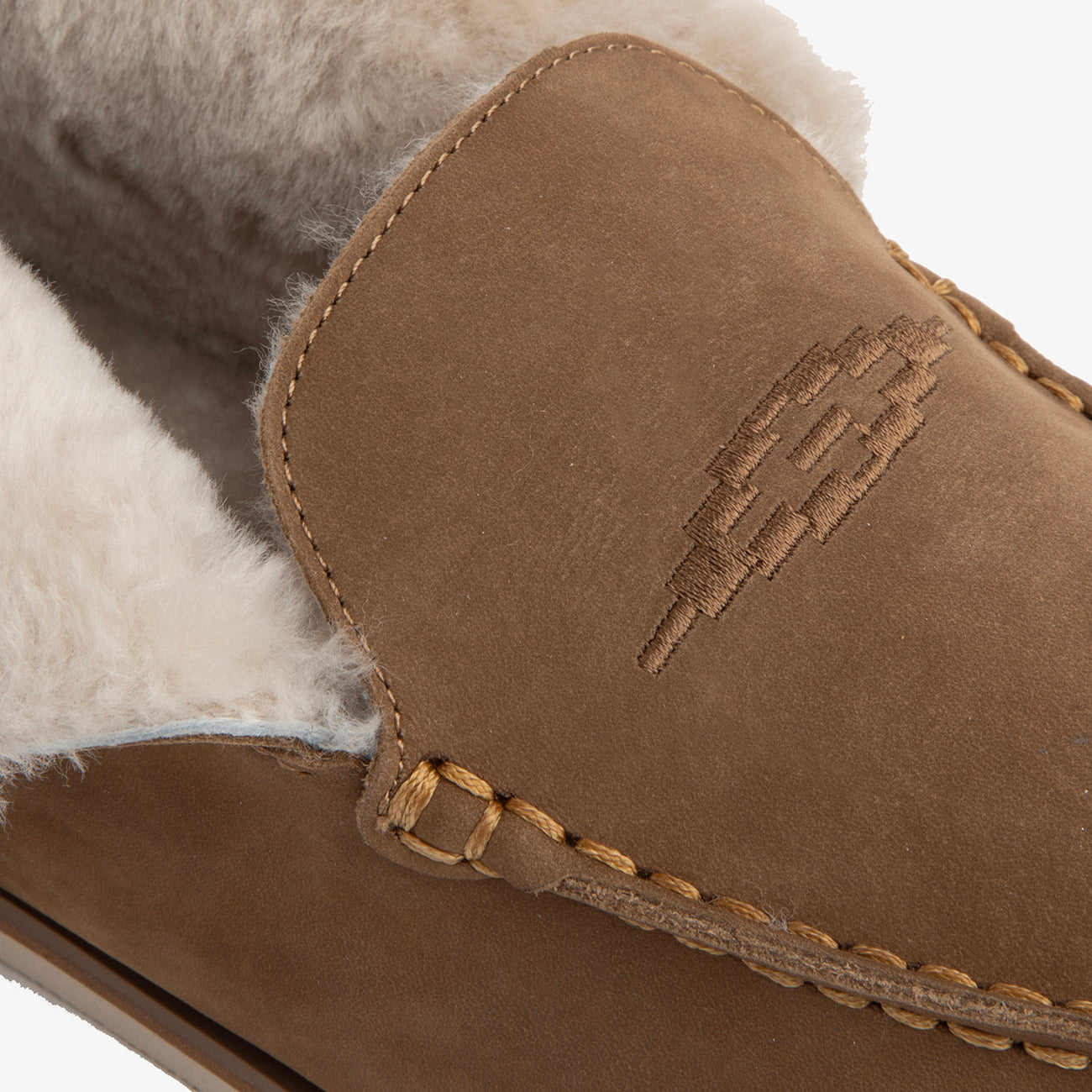 leather women's slippers