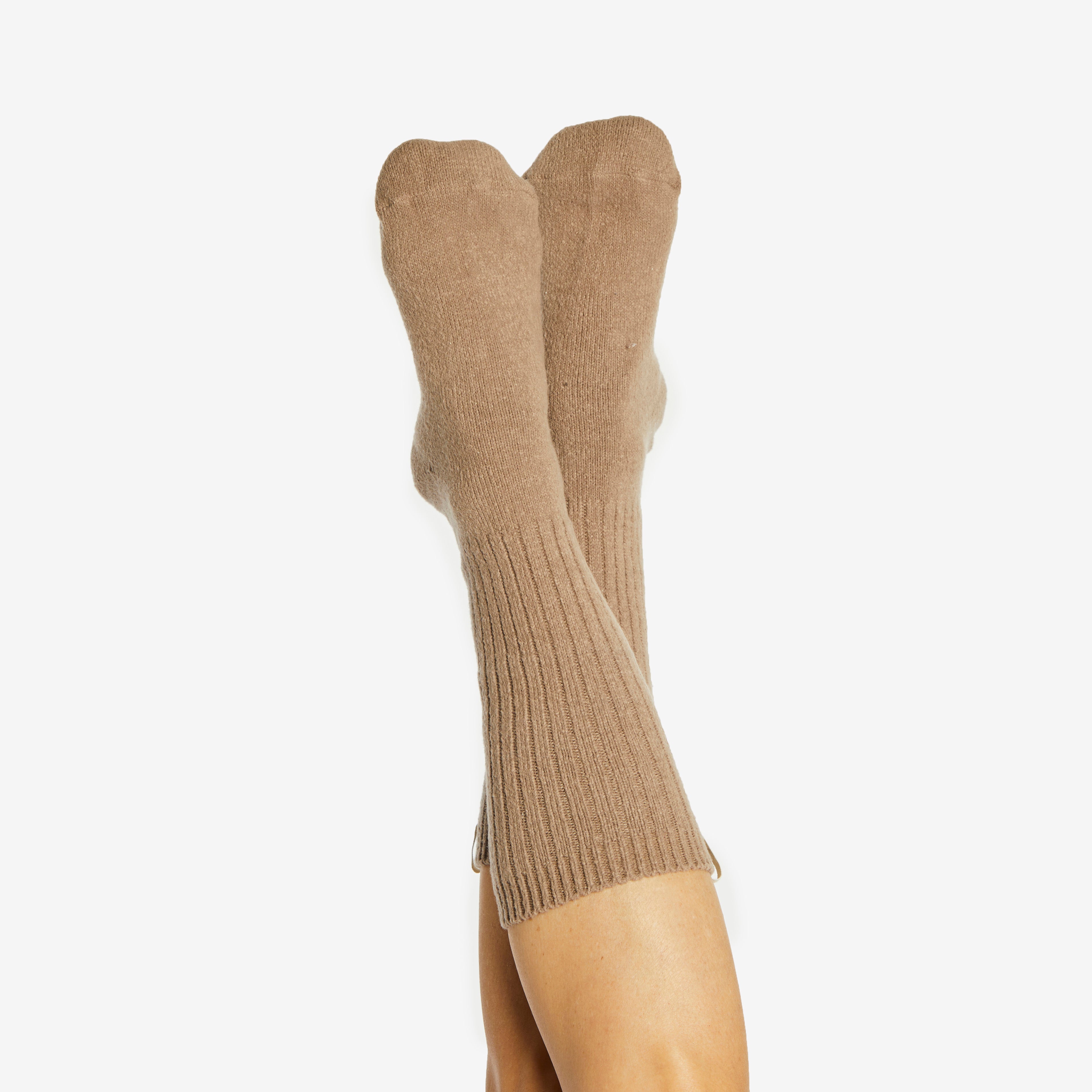 CloudComfort Crew Sock | Camel