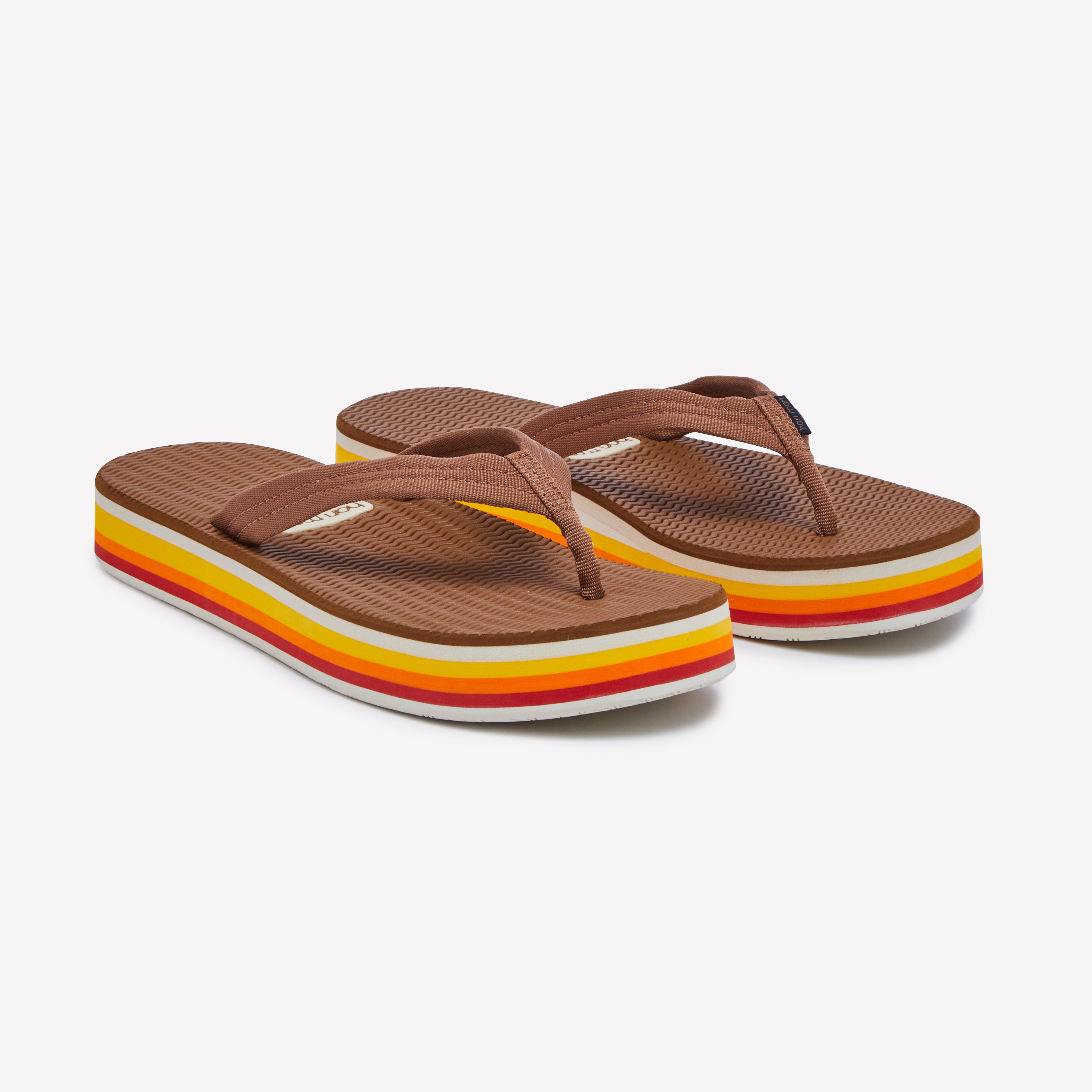 Hari Mari womens flipflops - retro platform sandals