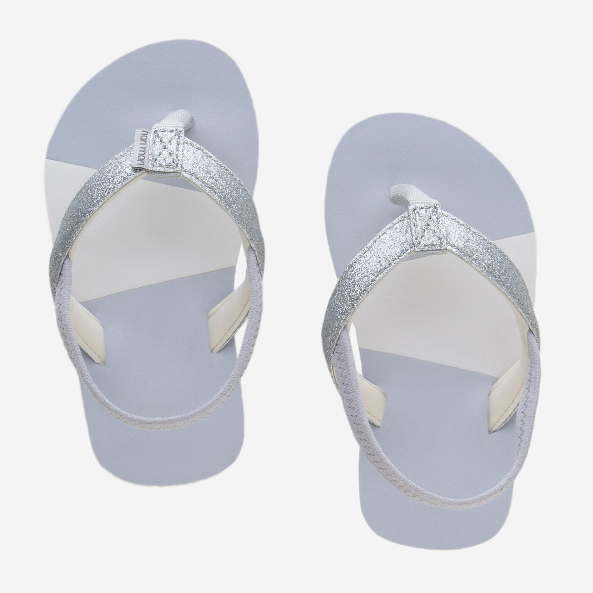 Silver sparkle 2025 flip flops
