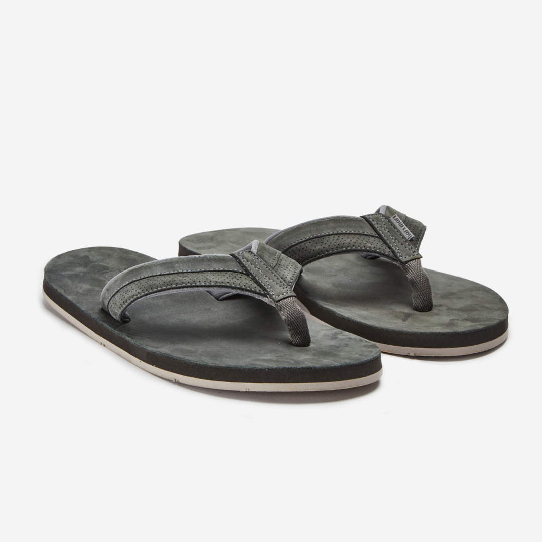 Men s Grande Flip Flops Charcoal 9