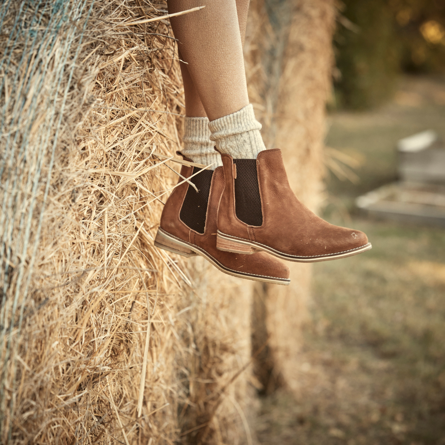 Sand crepe chelsea sales boots