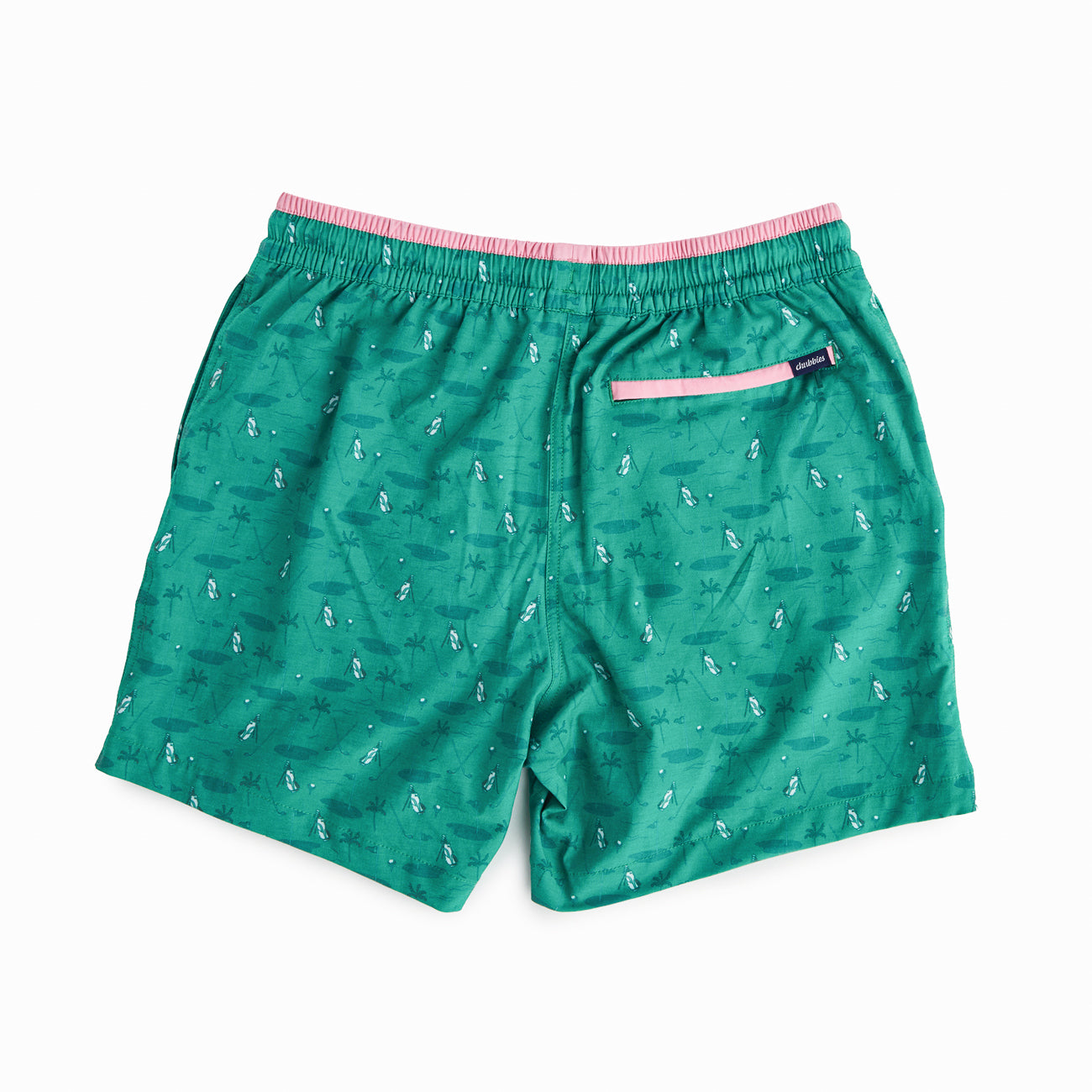Beachside Birdie Swim Trunks | Golf Green