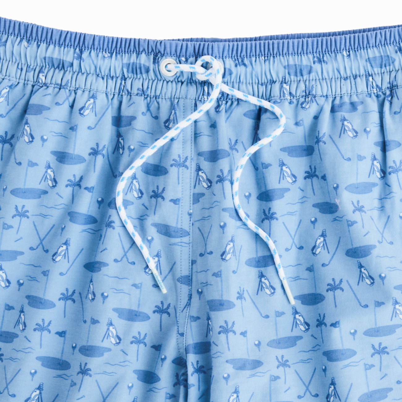 Beachside Birdie Swim Trunks | Light Blue