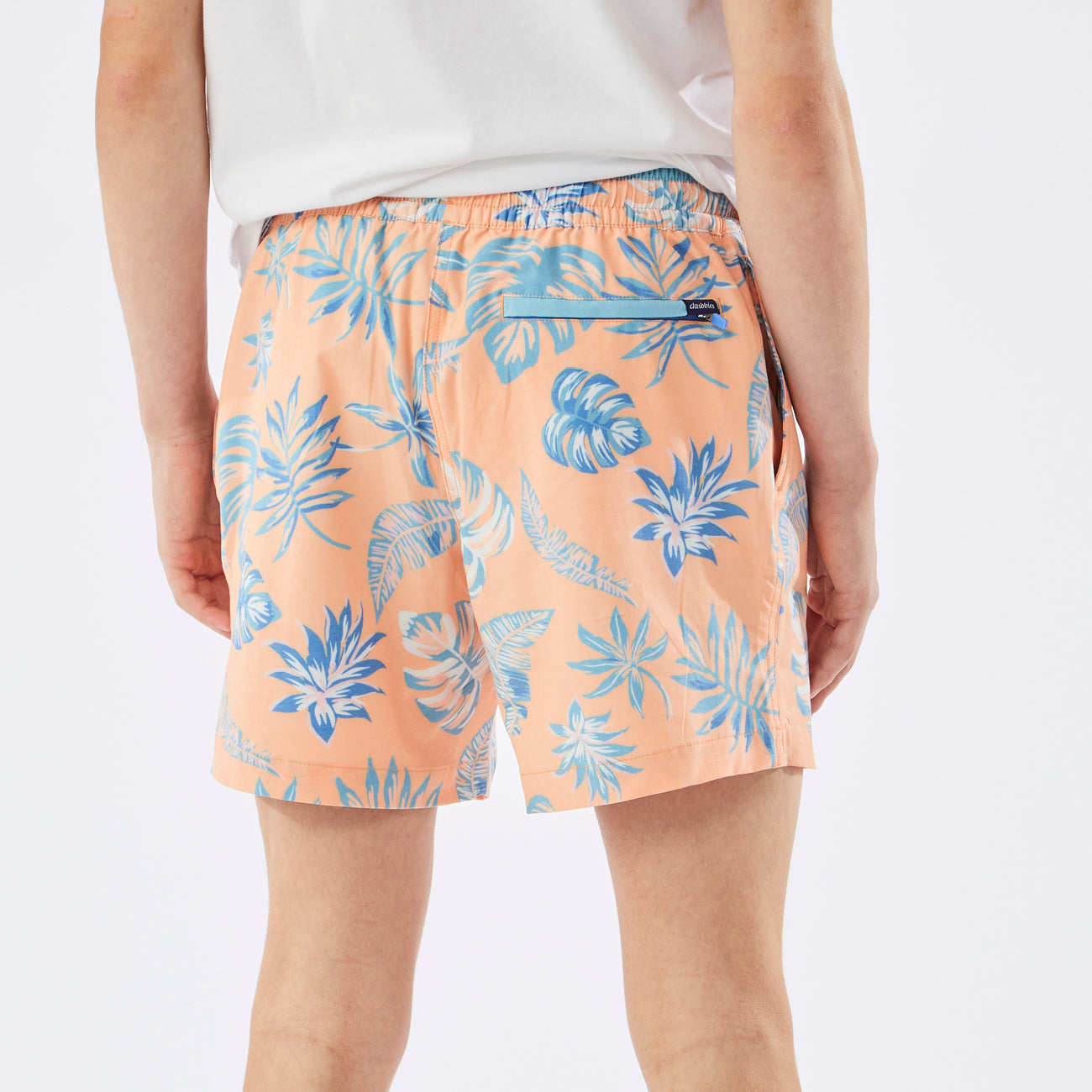 Cabana Bloom Swim Trunks | Coral