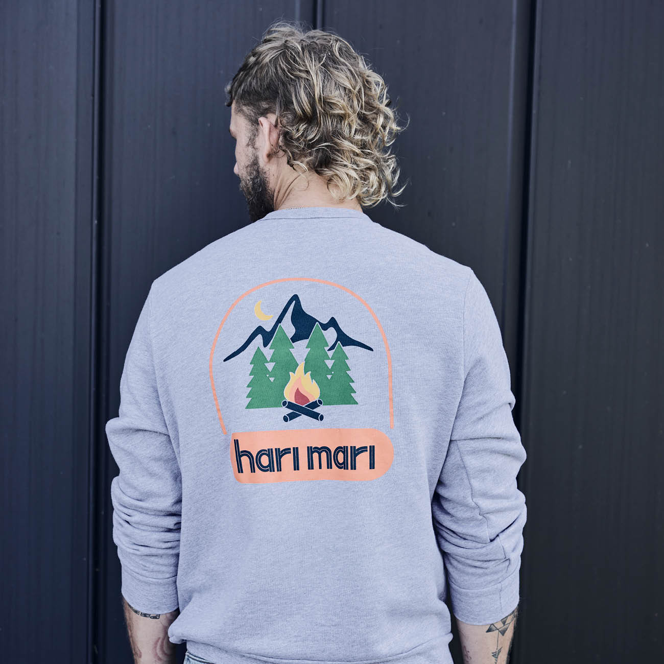 Campfire Fleece Crewneck | Heather Gray