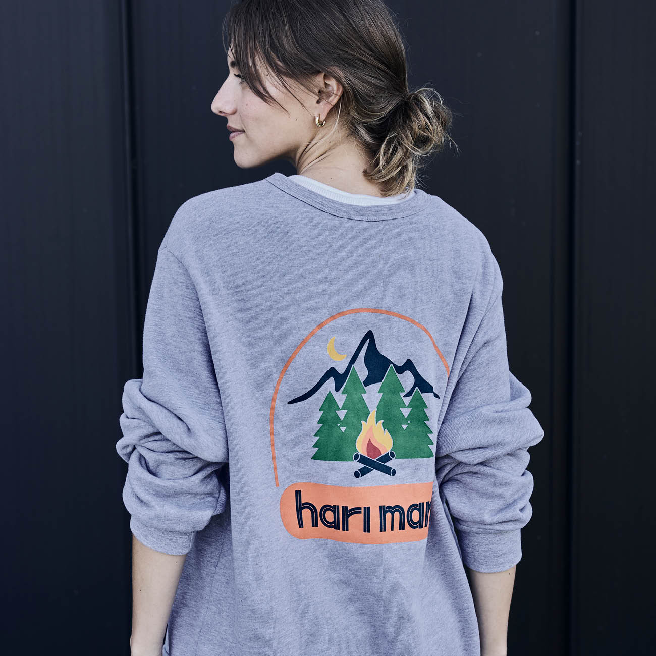 Campfire Fleece Crewneck | Heather Gray