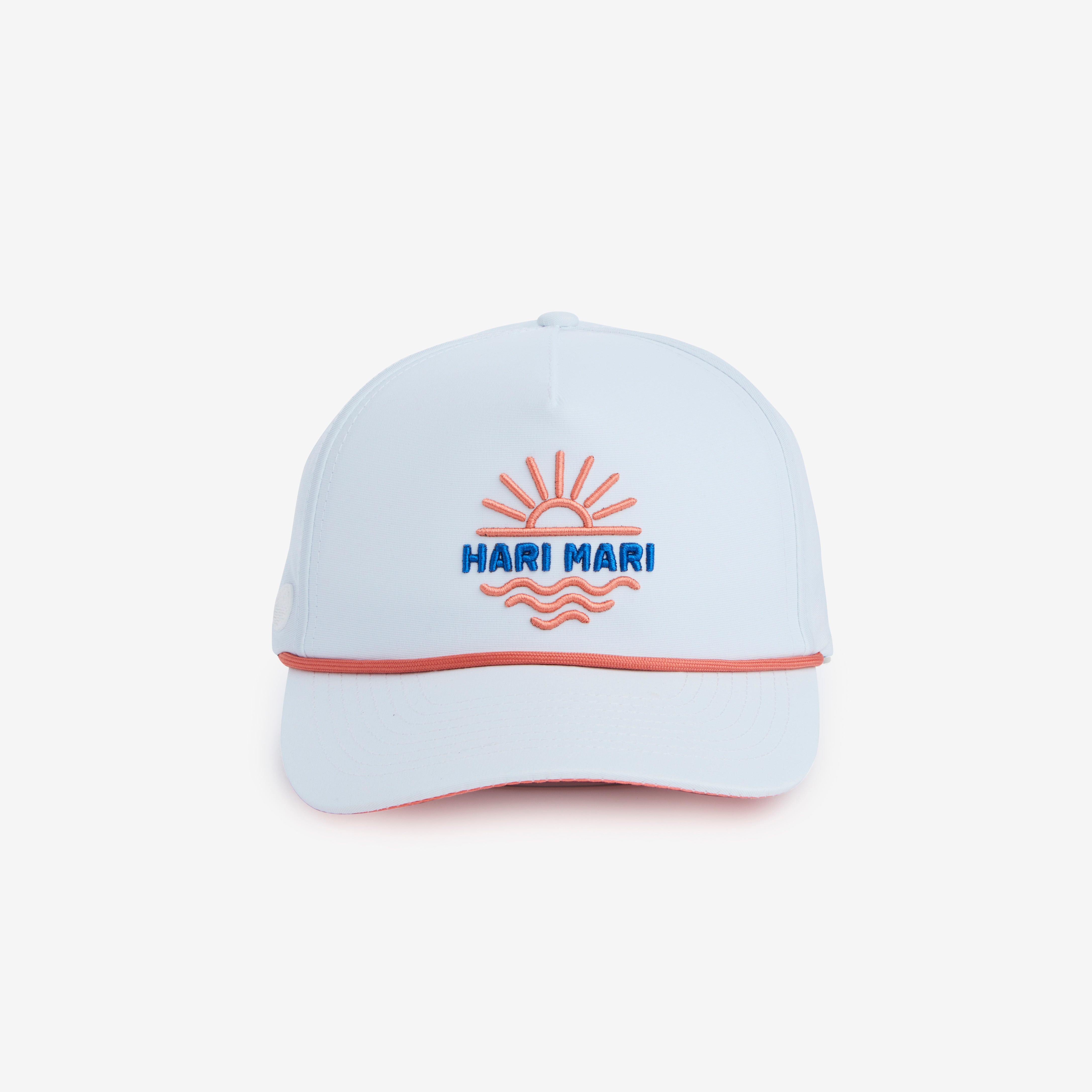 Sun Wave Hat | White/Coral