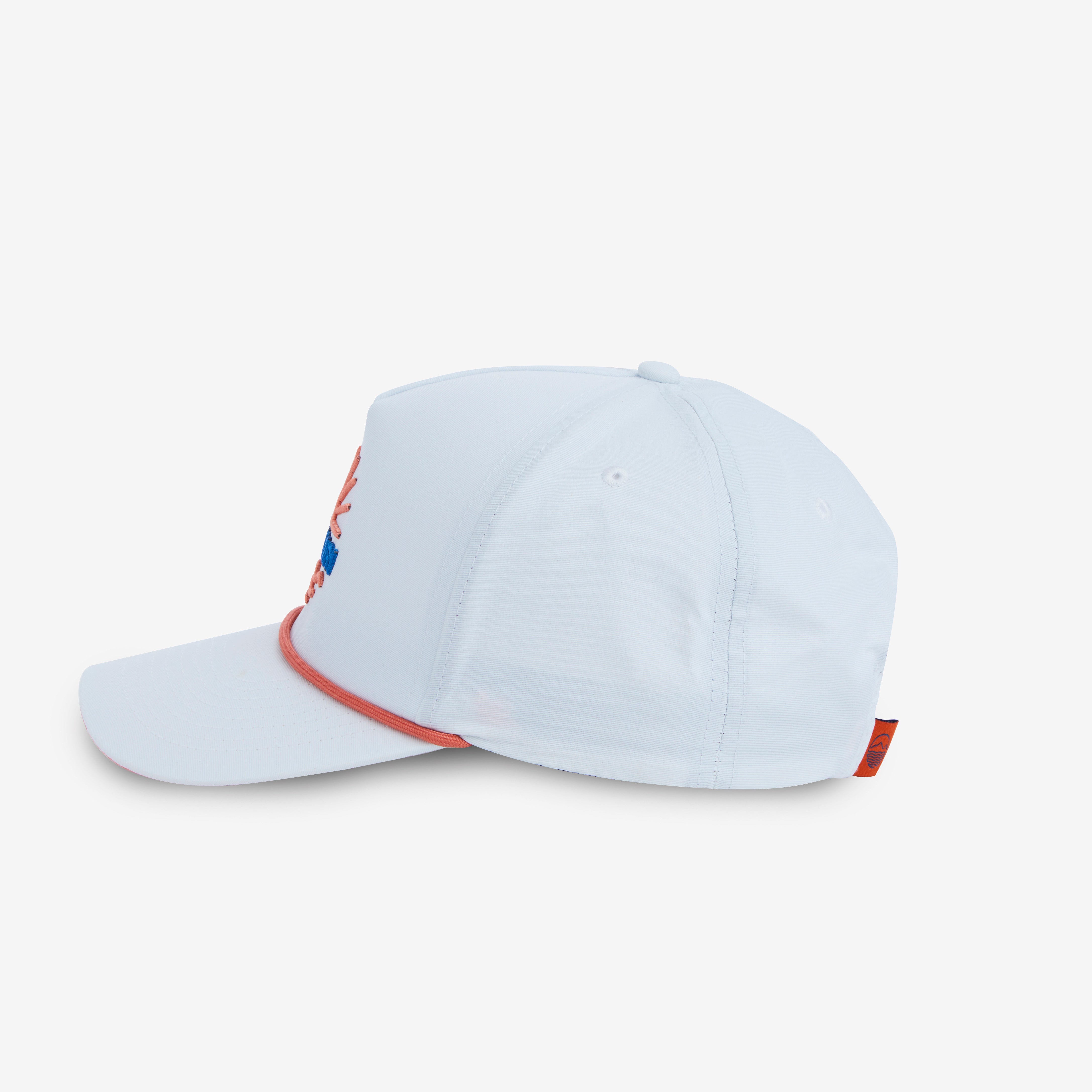 Sun Wave Hat | White/Coral