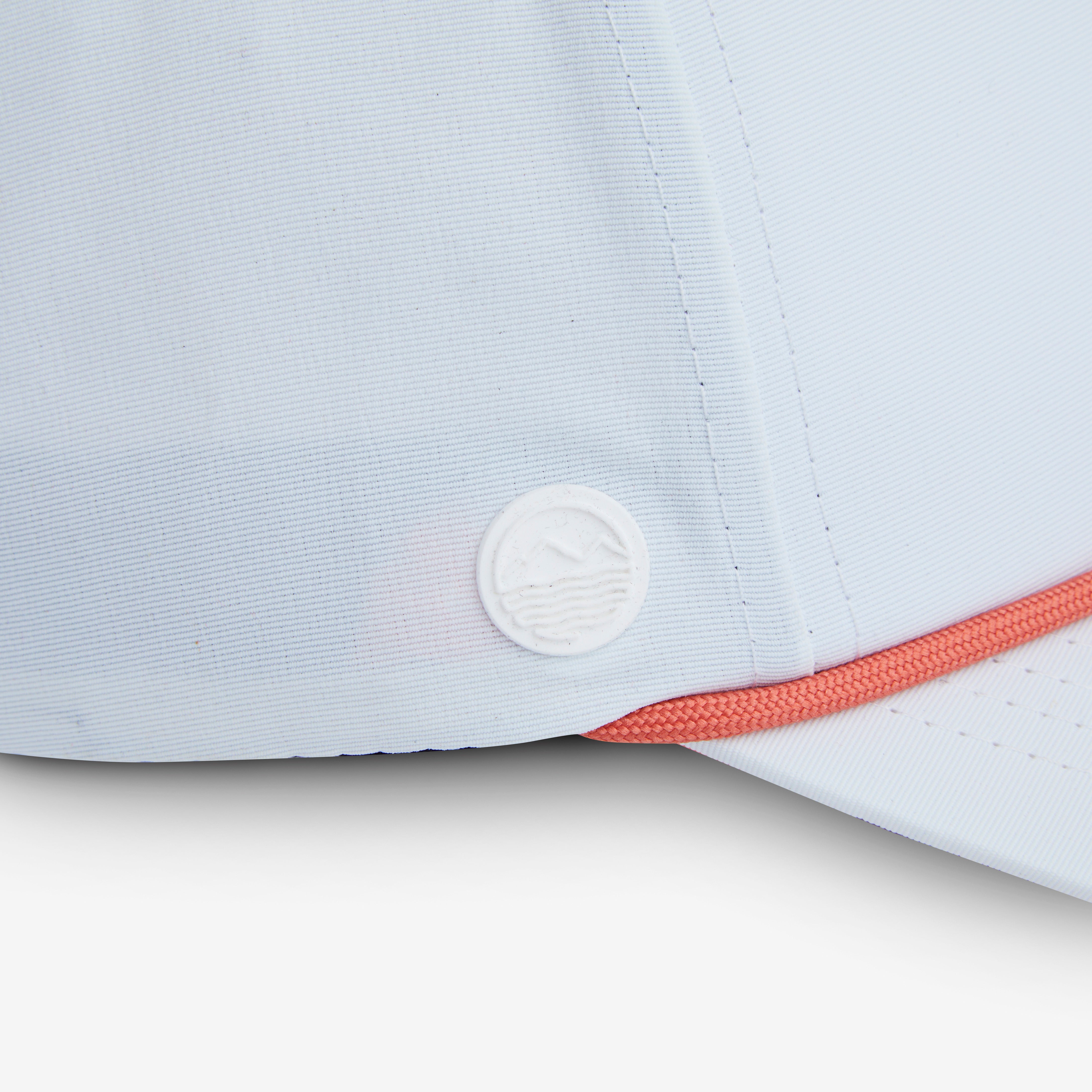 Sun Wave Hat | White/Coral