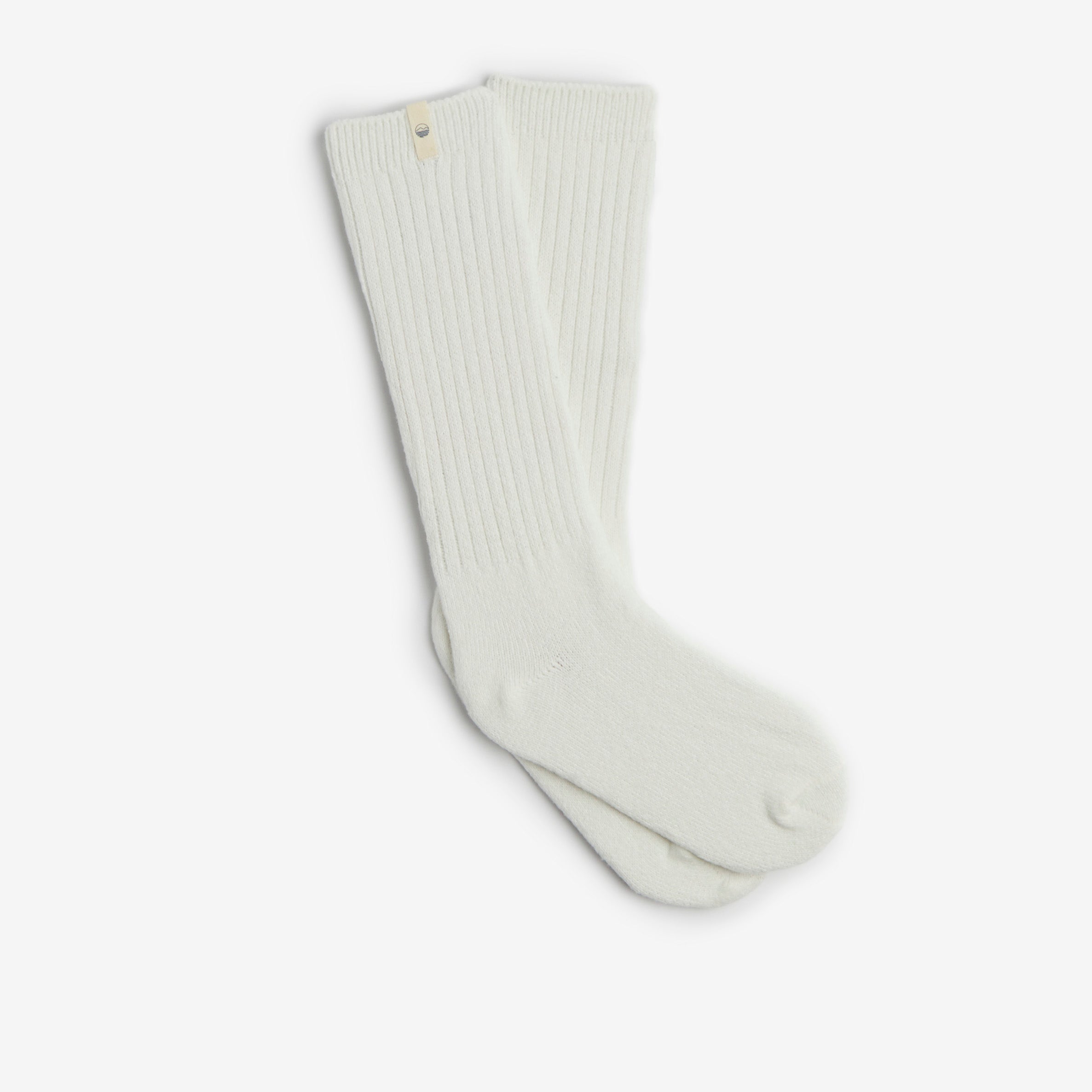 CloudComfort Crew Sock | White