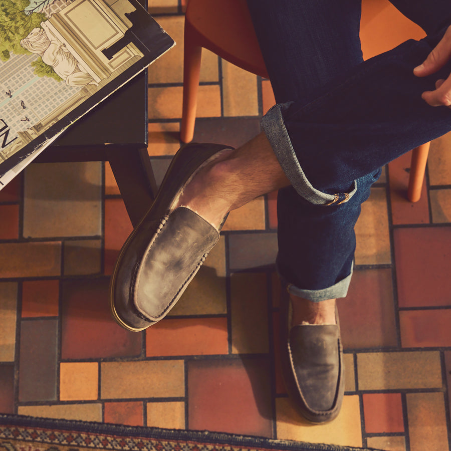 best mens leather slippers to wear outside