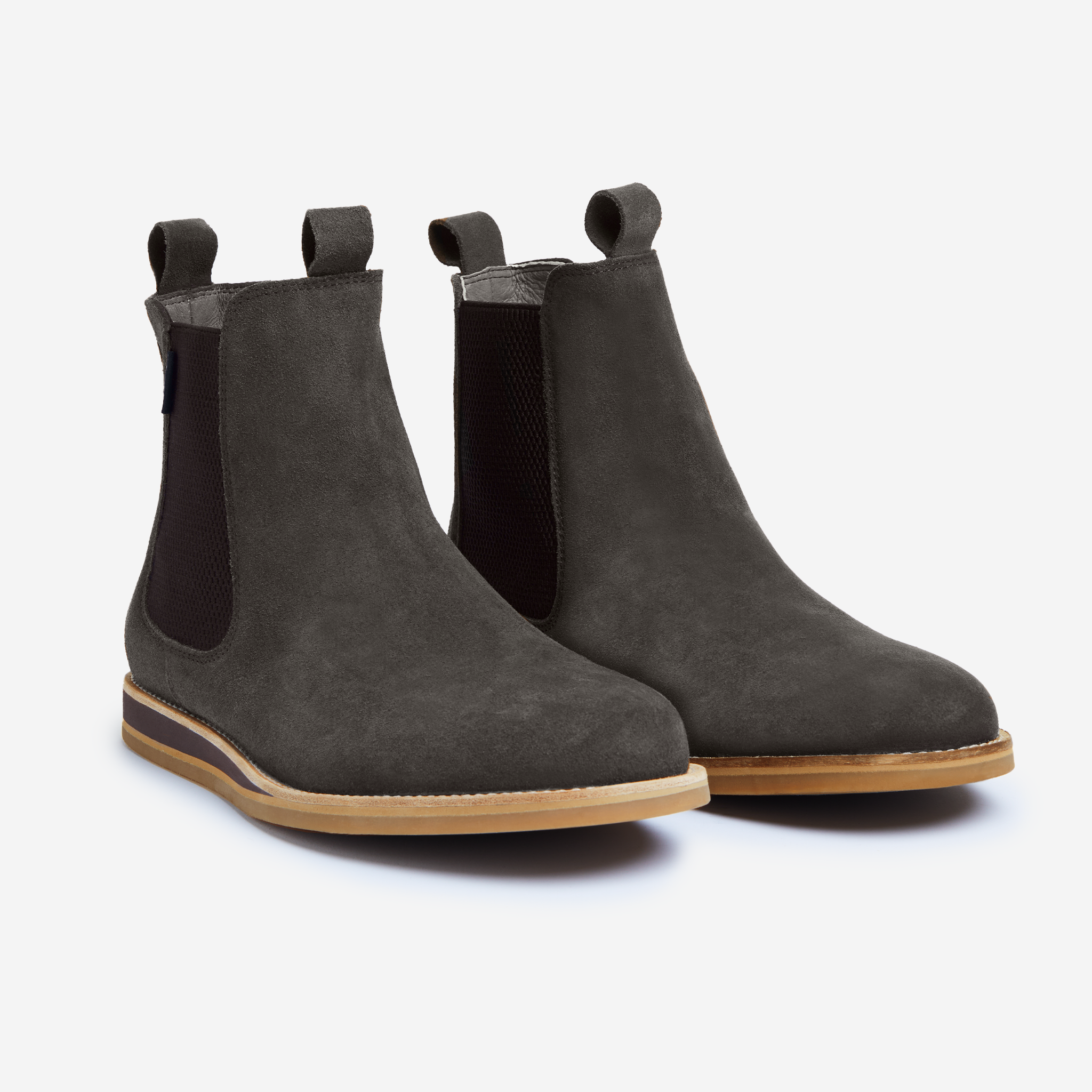 Charcoal 2025 chelsea boots