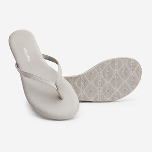 off white leather women's flip flop - Hari Mari sandal
