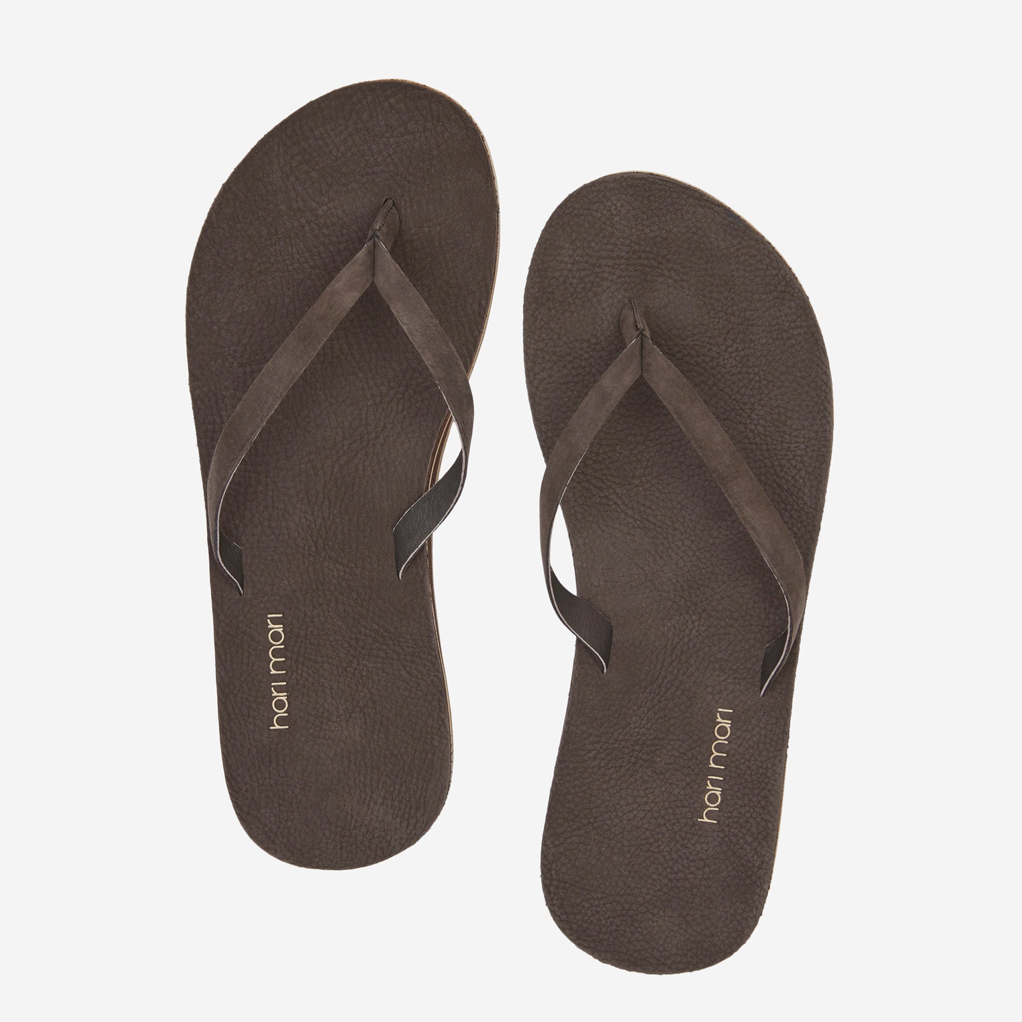 Light brown flip flops top