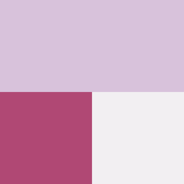 color swatch mauve, rose and white