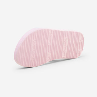 Hari Mari Kids Meadows Asana Glitter in Pink bottom of shoe rubber outsole on white background
