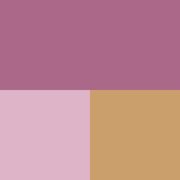 color Swatch rose, pink and sand