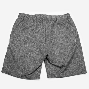 Back of gray shorts on white background Hari Mari