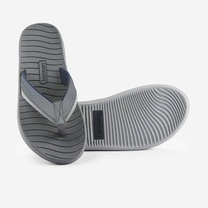 gray rubber flip flops to wear to the pool or beach from Hari Mari