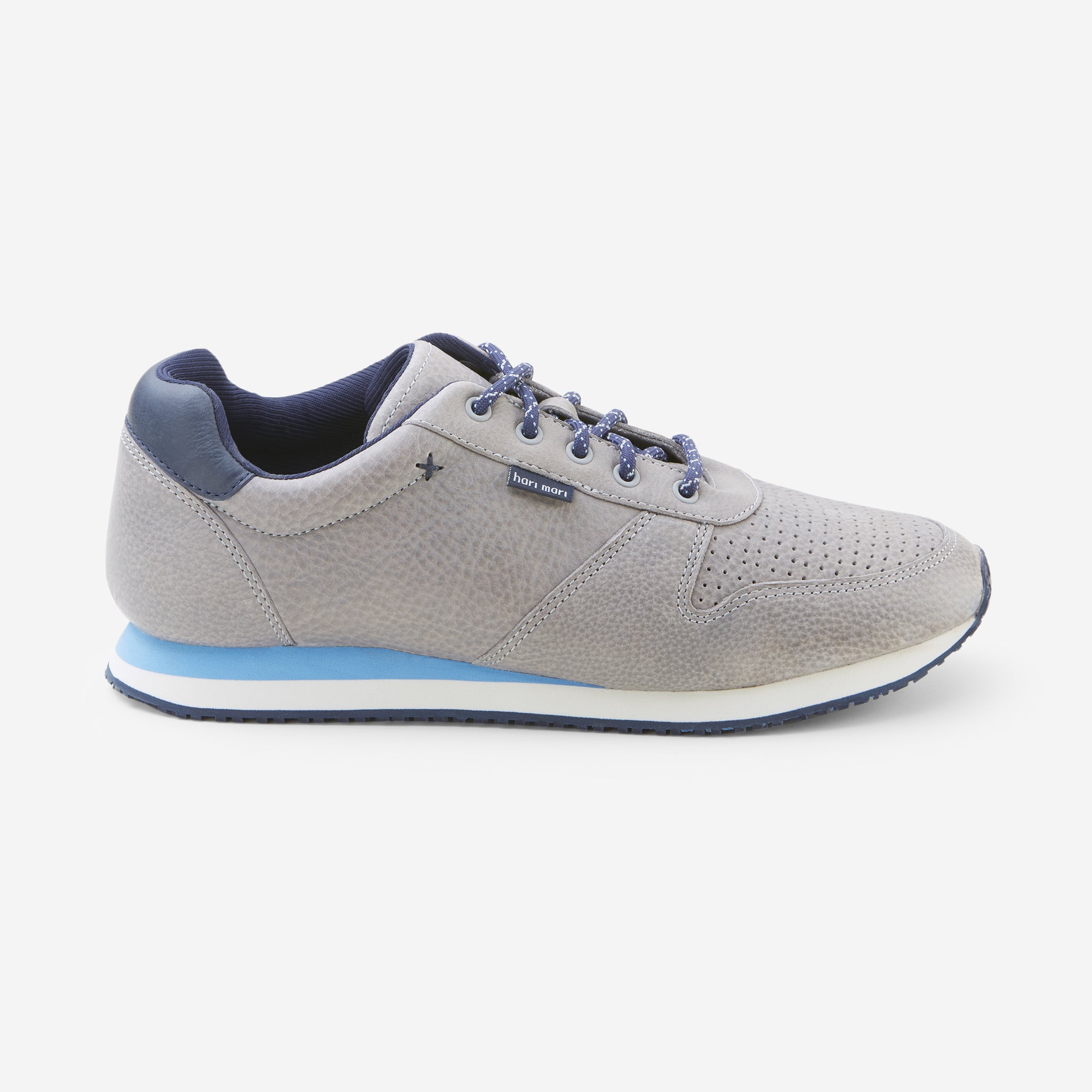 Dos Santos LX Retro Runner-Mens-Granite-Side View 