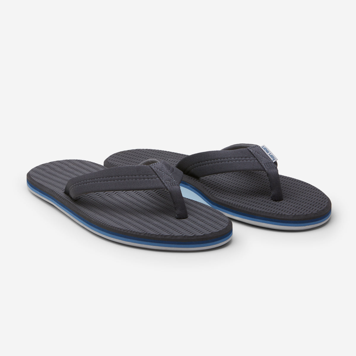 Hari Mari Men\'s Black and Gray Flip Flops Hari Mari Men main image 2