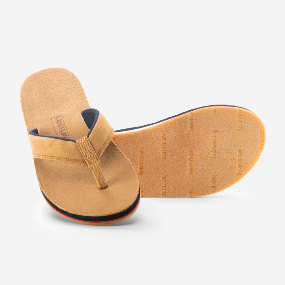 Men's Pier Flip Flops - Tan â Hari Mari