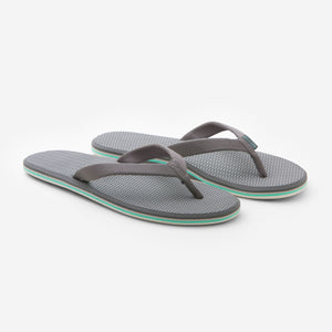 photo of gray flip flops 