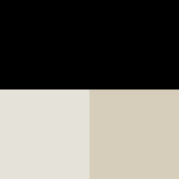 color swatch black white and cream