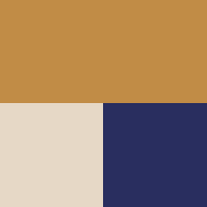 color swatch wheat cream and navy