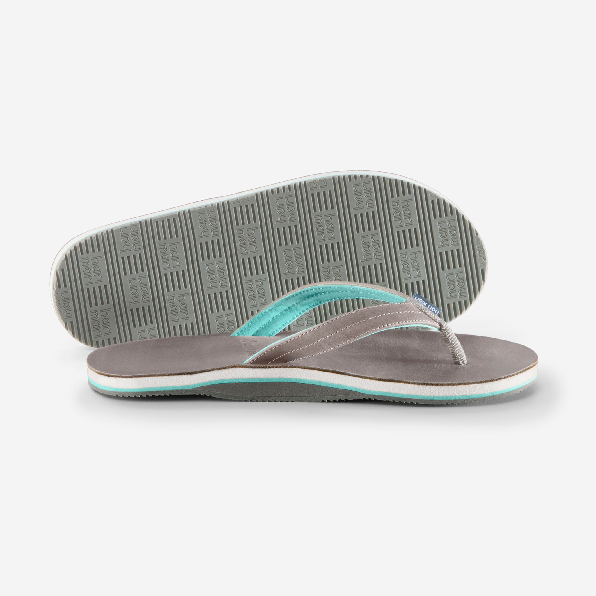 Women s Lakes Flip Flops Dark Gray Mint Hari Mari
