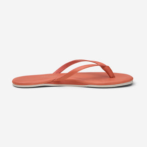 side profile of Hari Mari Women's The Mari Flip Flop in Bruschetta on white background