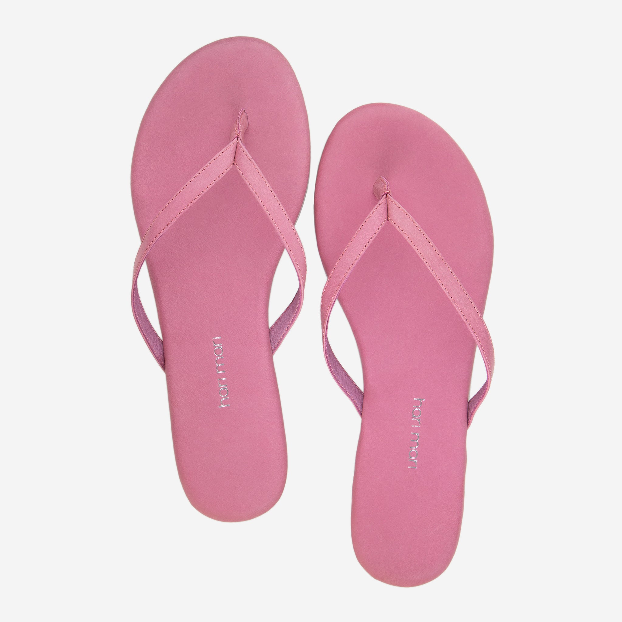 Hari Mari Women's The Mari Flip Flop in Rose on white background