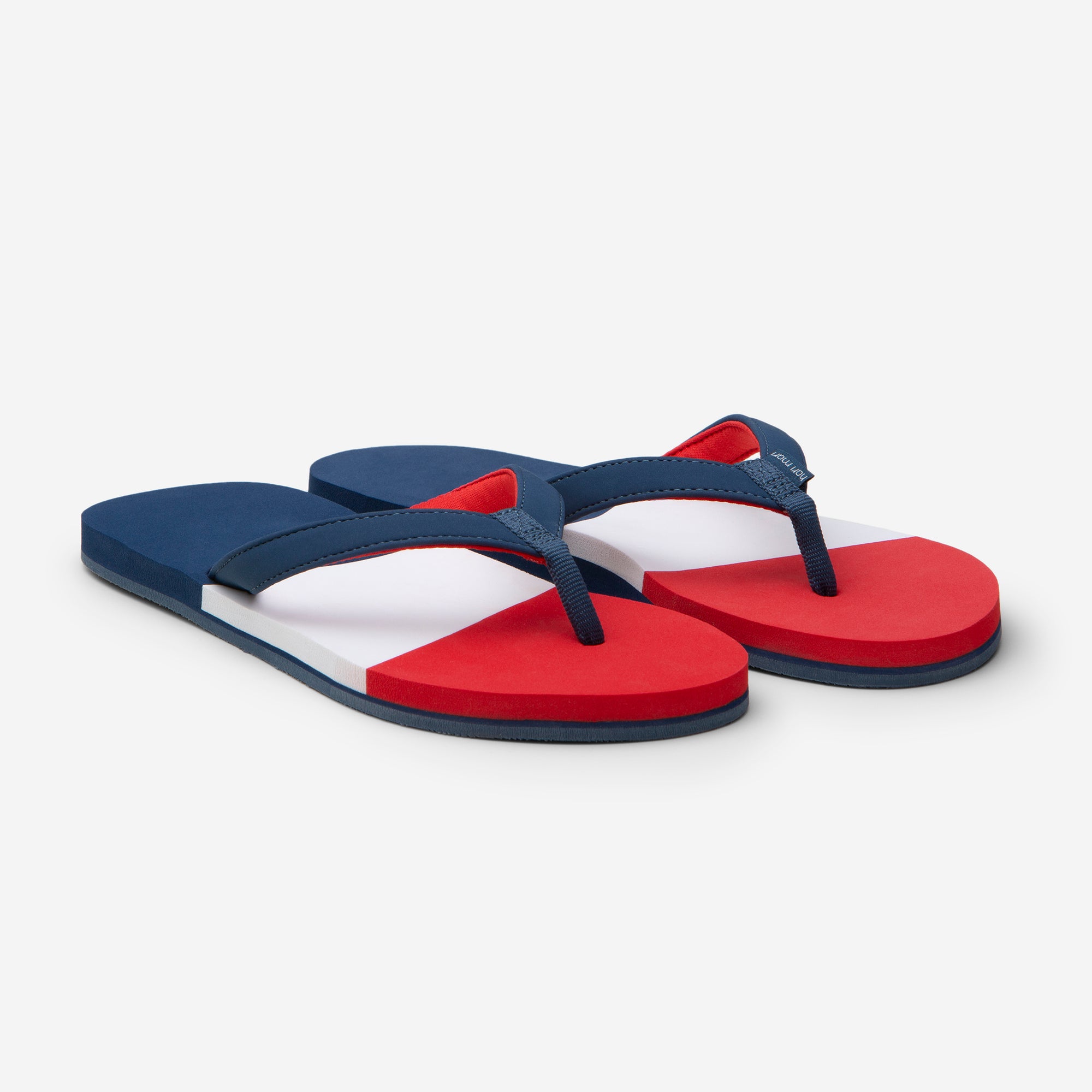 Women s Meadows Asana Flip Flops Navy Red Lily Hari Mari