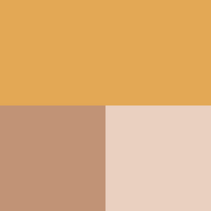 color swatch natural, light brown and cream