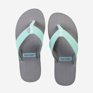 Hari Mari's Kids & Youth Brazos flip flops on white background 